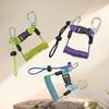 Scuba Diving Coil Landyard Stainless Steel Spring Lanyard with Quick Release Buckle Swimming for Underwater Camera Flashlight