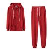 2024 Autumn Hot-Selling Women's Solid Color Hoodie Sweatshirt Sportswear Two-Piece Set