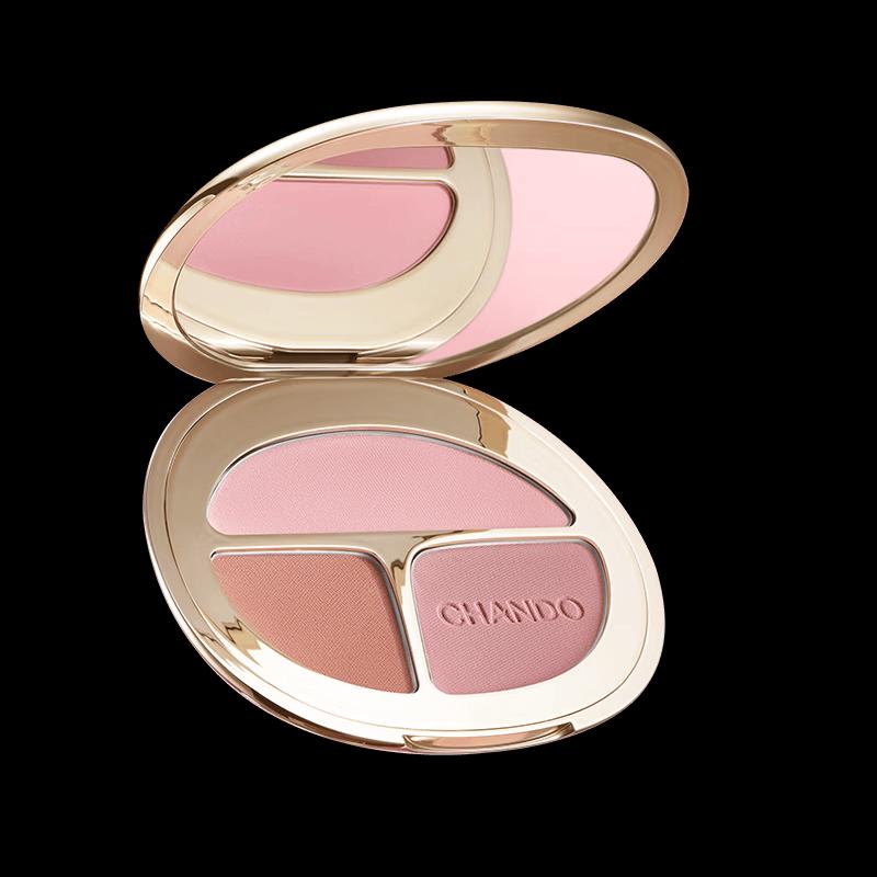 CHANDO Three-Color Vitality Blush Palette