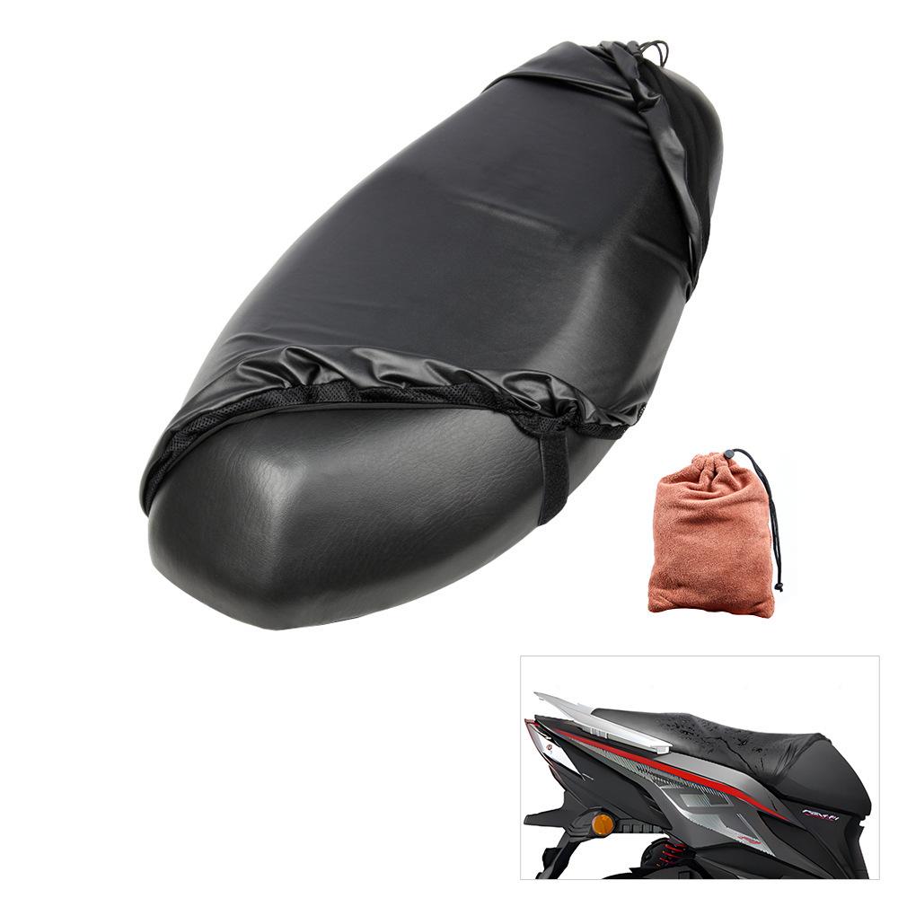 

Sunproof Waterproof Electric Vehicle & Motorcycle Seat Cover - Elastic, Leather, Rainproof, Enlarged for Battery Storage M