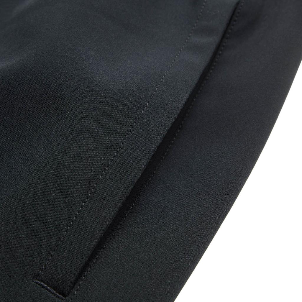 Li Ning Sports Trend Series Loose Fit Cuffed Solid Color Lace-Up Knitted Sweatpants Men Bottoms Black AYKU559-1