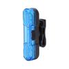 Bike Rear Light Waterproof 360 Degree Rotating Bicycle Warning LED Tail Lamp with 4 ModesBlue