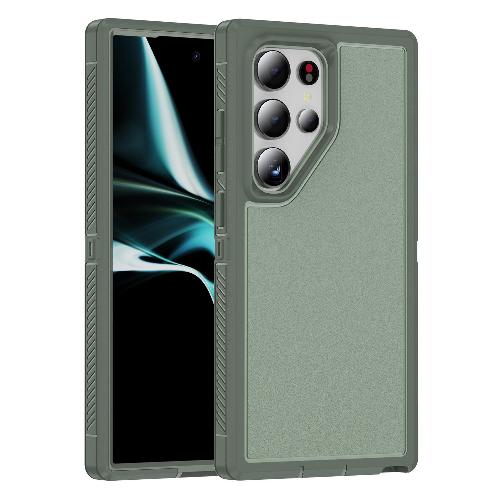 

Трехкомпонентный защитный чехол для телефона, износостойкий, противоскользящий, с полностью закрытыми краями, противоударный, защитный чехол для телефона, аксессуары для чехлов для телефонов Samsung S22