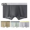 Herren-Boxershorts, elastisch, mittlere Taille, atmungsaktiv, bequem, Shorts, Slips, nahtloses dünnes Höschen aus Eisseide