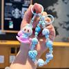 Creative Cartoon Beaded Keychain & Phone Lanyard - Cute Pendant for Schoolbags, Cars & Gifts