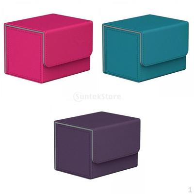 3x Trading Card Deck Box Storage Organizer for MTG Protective Display