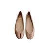 Fashion Sheepskin Version ~ French Red Leather Toe Shoes Female Spring New Soft Sole Mary Jane Single Shoe Ballet Flat Shoes