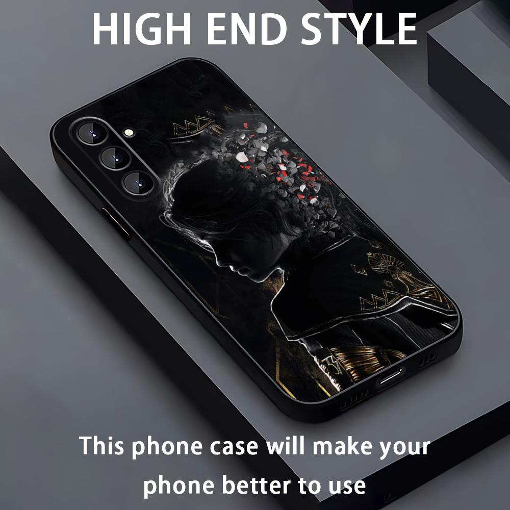 

Clair Obscur Expedition 33 Phone Case For Samsung Galaxy A56 A16 A36 A26 A06 A55 A54 A15 A35 A25 Soft Black Samsung A25