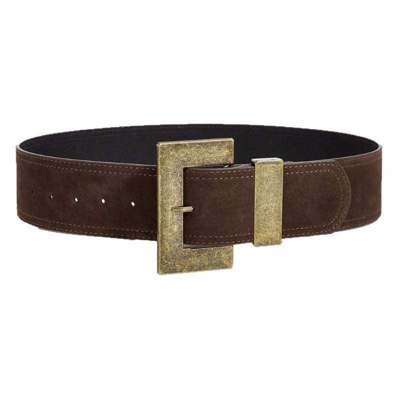 Edgy Studded Punk Belt With Adjustable Length Durability Synthetic Leather for Men and Women