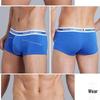 Men's Solid Color Breathable Boxer Briefs - Youthful, Loose, and Comfortable Fit