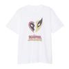 Small Planet Marvel Deadpool & Wolverine T-Shirt, White Heart, Size M