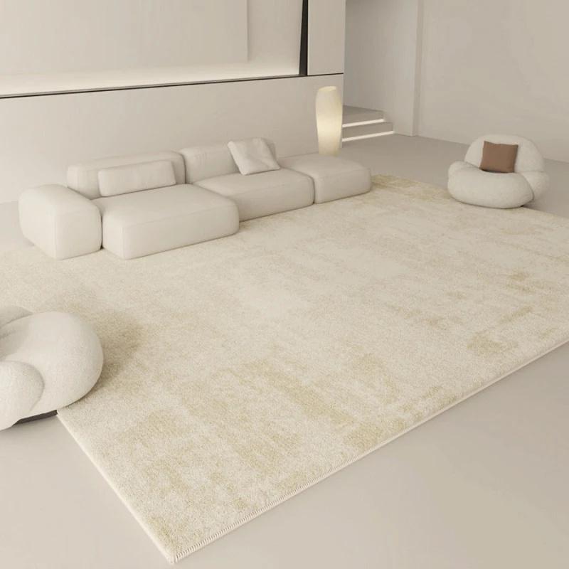 Fashion Style Carpets for Living Room White Bedroom Decor Plush Carpet Modern Thickened Minimalist Rug Fluffy Soft Bedside Mat