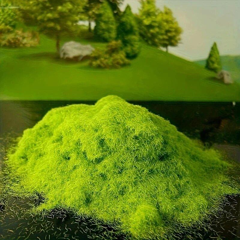1Bag Micro Landscape Decoration Artificial Grass Powder DIY Accessories Garden Craft Building Model Material Artificial Moss