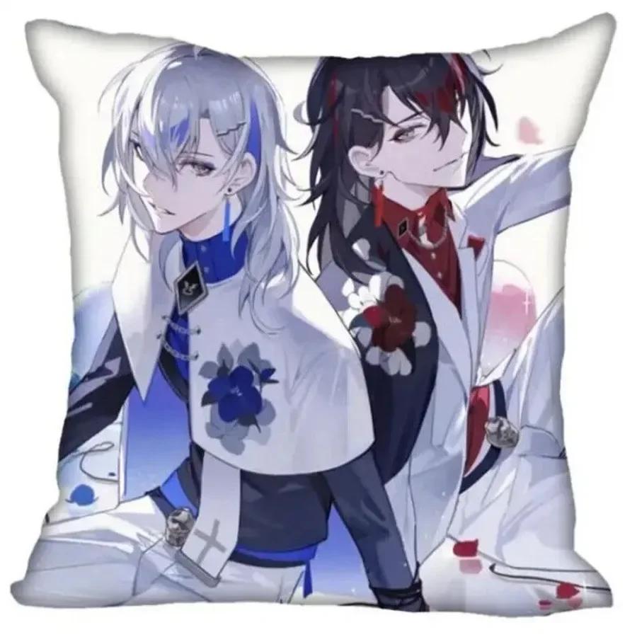 Luxiem Anime Cushion Pillow Cover Bedroom Home Decorative Pillowcase Square