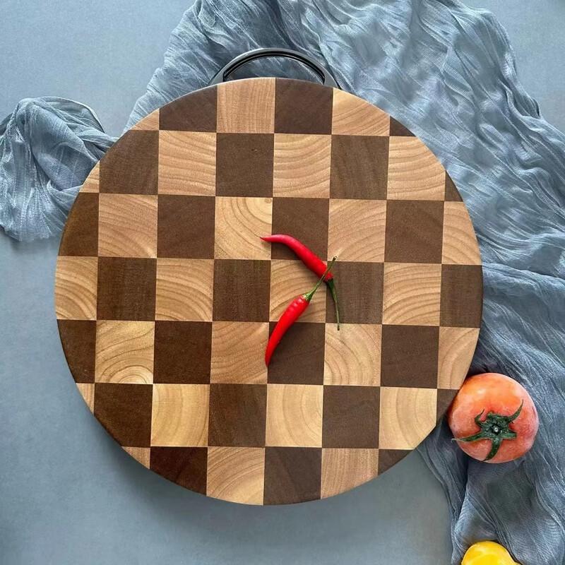 Wenge & Rubber Wood Chessboard Cutting Board