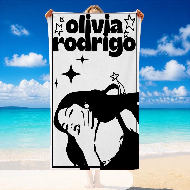 Olivia Rodrigo Beach Towel, Soft Large Absorbent Towel For Beach Swimming Pool Travel Vacation