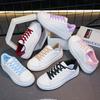 Little White Shoes Men's and Women's Versatile Breathable Board Shoes Summer New Casual Sports Shoes Heightening Platform Casual Net Shoes