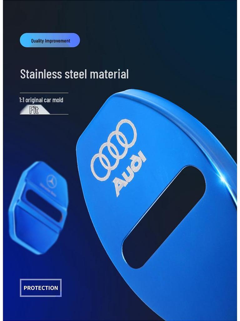 Stainless Steel Door Lock Cover for Buick Excelle, Regal, LaCrosse, and Envision