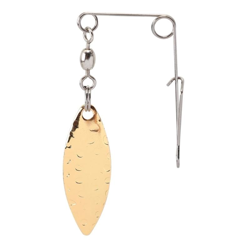 50st Spinnfiskebeten Beten Sked Ersättningsspinnare Beten Tackel Roterande Paljetter Fisketillbehör