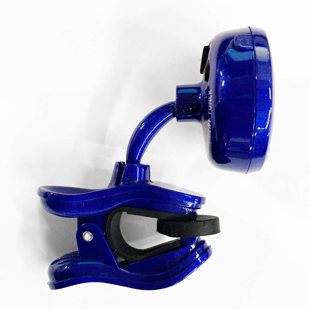 SNARK Chromatic Tuner for and High Gloss Blue SN-11 Clip-on Guitar, Bass, Ukulele,