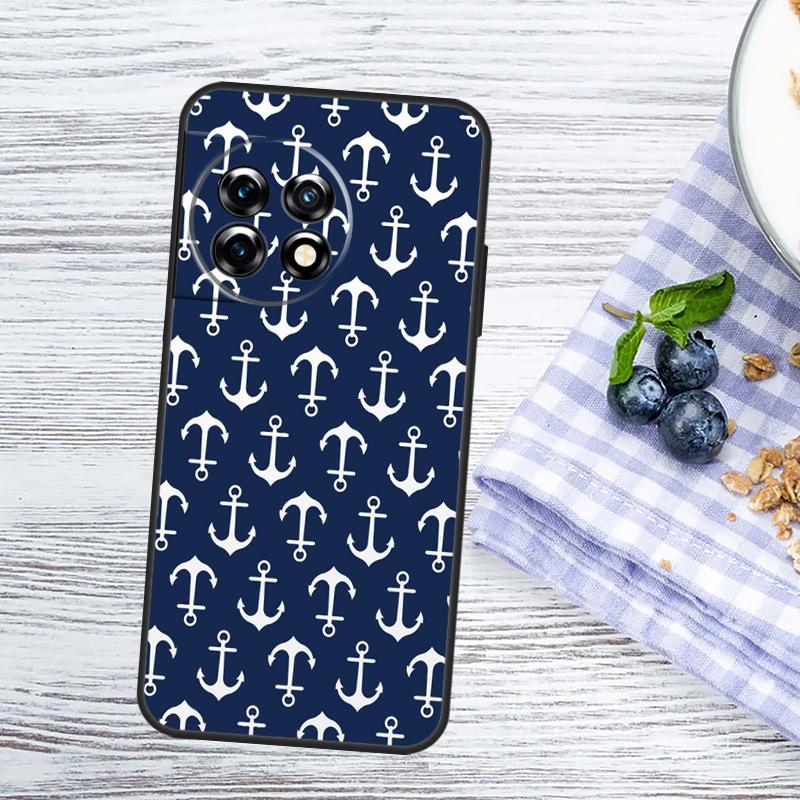 Anchor Boat Case For OnePlus Nord 5 CE 3 4 Lite N20 N30 OnePlus 15 15R 13 13T 10T 10 11 12 12R 13R Cover