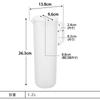 Yamazaki Round Water Pitcher with Hot Water Black of Tower Dishwasher Suitable for alcoholic beverages and hot Item (Yamazaki Industries) 1.2L