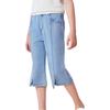 Girls' Denim Cropped Flare Pants