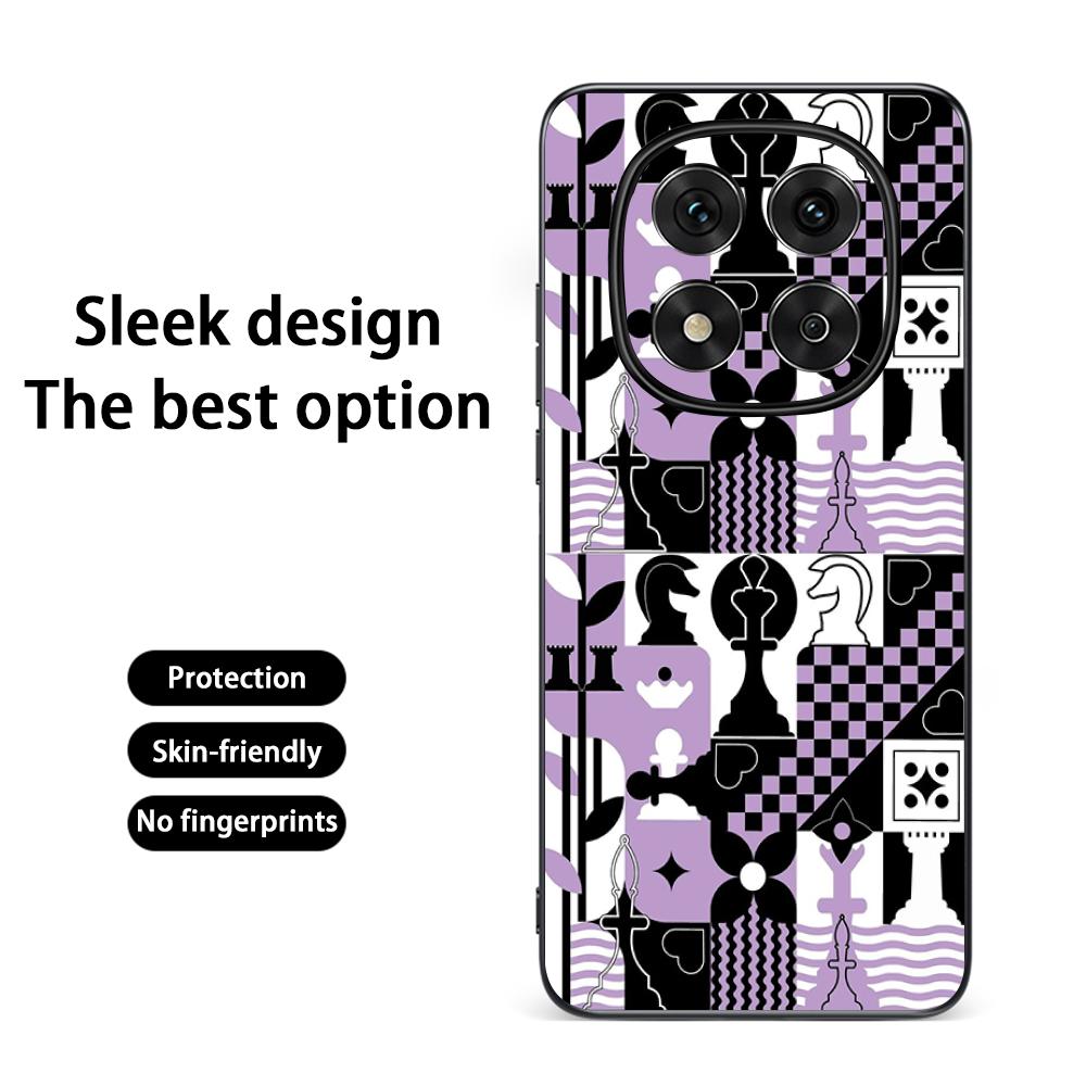 Stylish Chess retro simple design Phone Case For Redmi Note 14 13 12 11 Pro Plus S 5G 14C A3 Soft Black Phone Cover