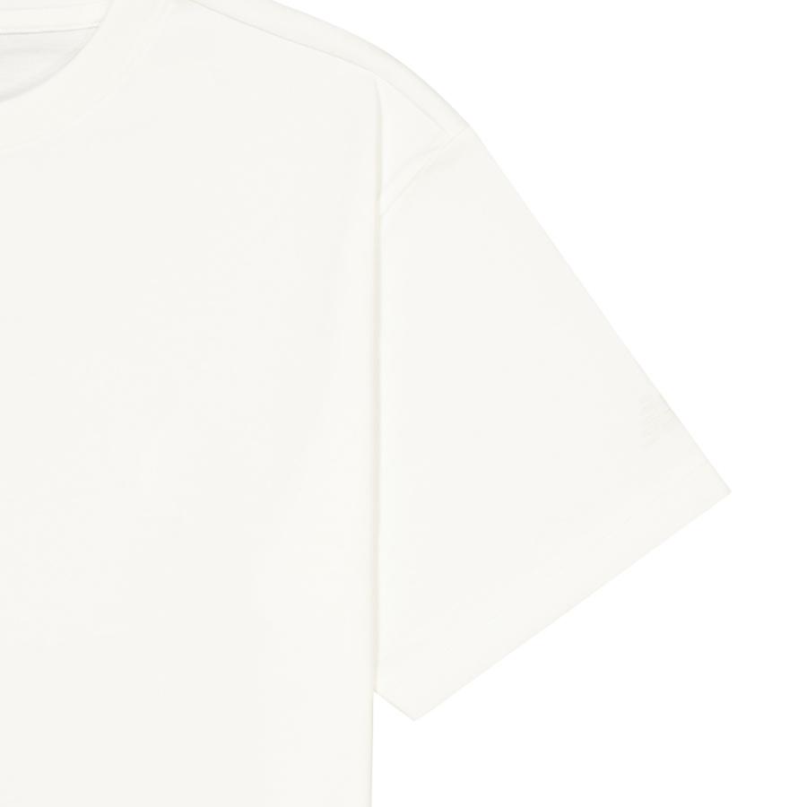 New Balance T Shirt Unisex Sea Salt White AMT52340-SST
