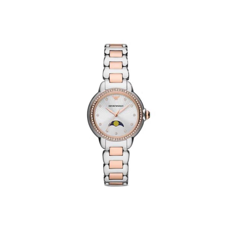 EMPORIO ARMANI Wrist Watch Quartz Movement Stainless Steel Strap 32mm White Dial Women s Watch AR11567-CLG White Dial