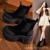 Thick soled chimney boots for women 2026 autumn/winter new collection  versatile short boots mid-range women's boots