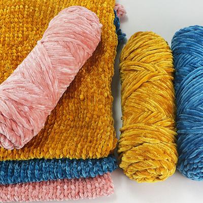 100g/klb Priadza Line Threads Detská plyšová priadza Zamatová priadza Polyesterová chenilková priadza Priadza na háčkovanie