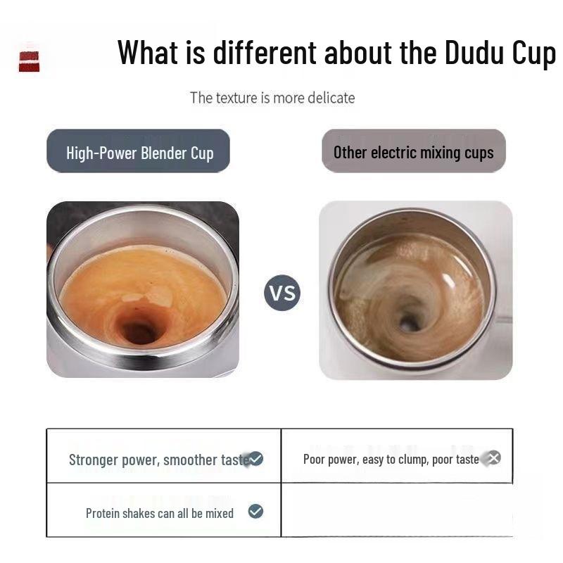 Akumulacyjny Automatyczny Magnetyczny Kubek do Kawy Mieszający - Niemiecki Design