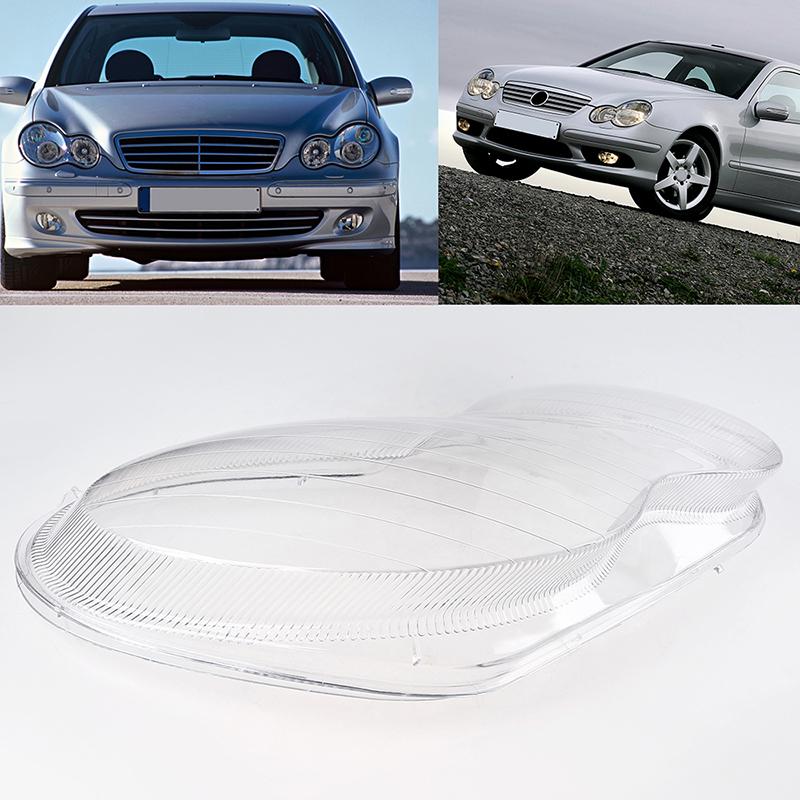 Car Headlight Headlamp Lens Replacement Car Headlight Lens Cover for Mercedes-Benz C-Klasse Estate (S203) 2001-2007