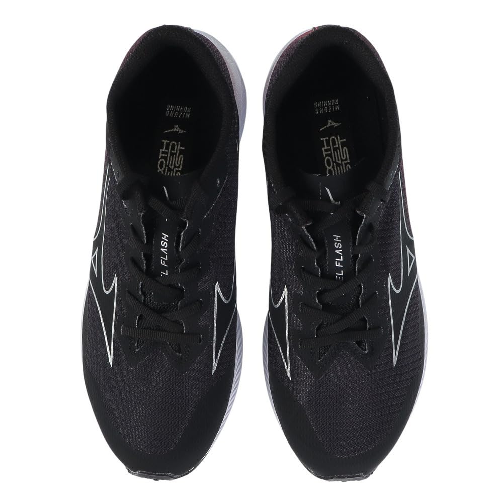 Mizuno Duel Flash Track and Field Shoes, Men's, Black/Silver/Red, Size 26.5 Cm, 2E