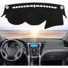 Dashboard Dash Cover Mat Carpet Compatible with 2011 2012 2013 2014 Hyundai Sonata