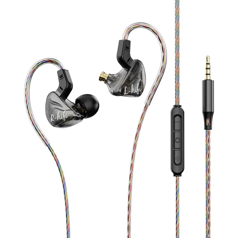 Gaming Earhook Headphones with Deep Bass & Mic 3.5mm/TYPE-C Wired Earphones for Sport Music KTV Comfort Fit HD Sound