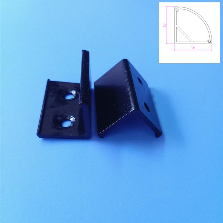90/180 Degree Corner Connector 16*16mm 17.5*7mm LED Aluminum Profile Connector Under Cabinet U Shape V Shape Bar Light Link