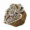 Religious Goddess Saraswati Wooden Stamp Printing On Fabric Border Block