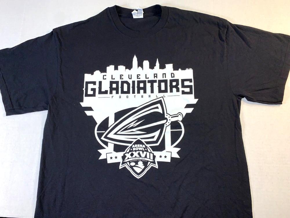 Cleveland Gladiators 2014 Arena Bowl Football League Championship T-Shirt New XL Unisex T-Shirt M