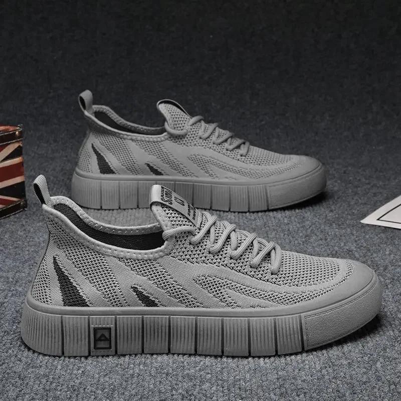 Men's Vulcanize Shoes Tennis Summer Breathable Mesh Sneakers Male Brand Elegant Sale Offer Trendy Cheap Clearance Work New In