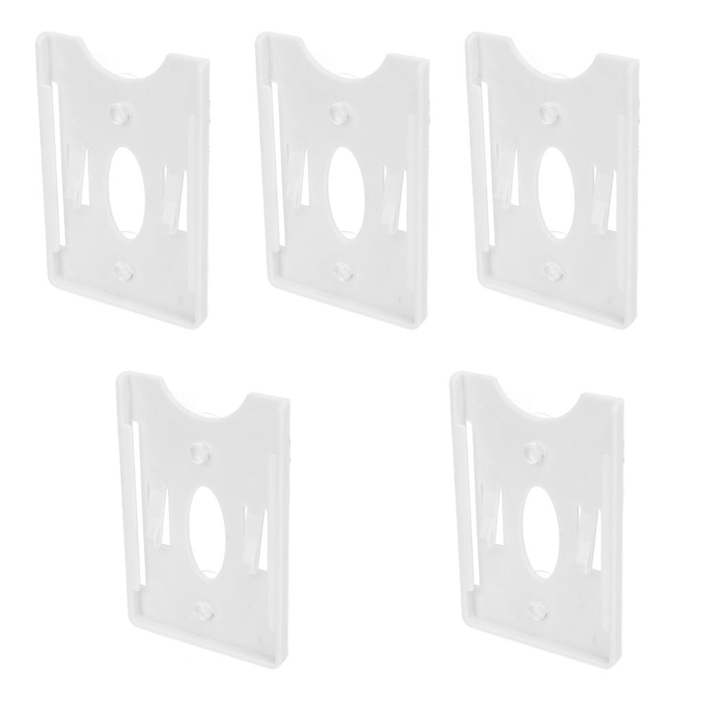 5 Pcs IC Card Holder Windshield Card Display Sleeve for Community Personnel Vehicle Management with Suction Cup