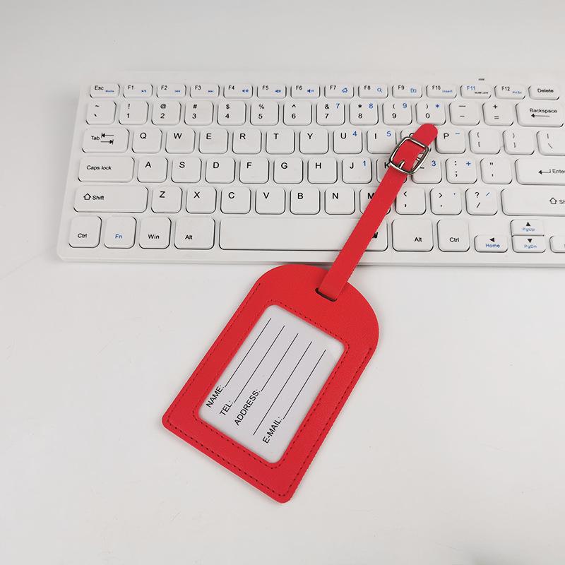 PU Leather Luggage ID Tag for Travel