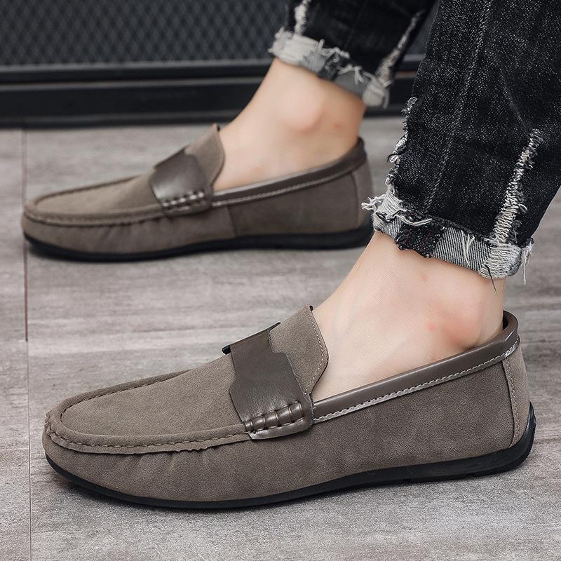 

Spring and summer new Doudou shoes men s breathable and lightweight cloth shoes trendy overfitting men s shoes driving soft-soled shoes, men s shoes 39