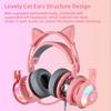 SY-G25 Wired Headphone Sensitive Noise Reduction Detachable Cat Ears 3.5mm USB Omnidirectional Gaming Headset for Laptop