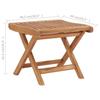Repose-pied pliable - VIDAXL - Bois de teck - Brun - Jardin - Contemporain