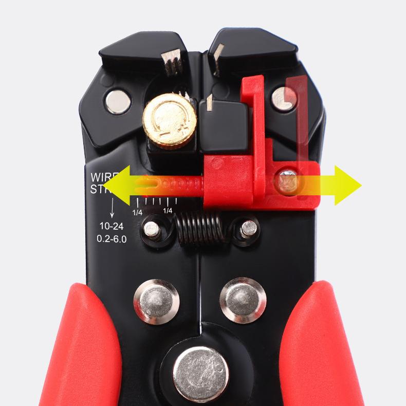 Wire Stripper Meterk Automatic Adjustable Cable Wire Stripper Cutter Crimping Tool Pliers