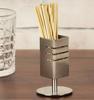 Trifri Toothpick Dispenser Compact Stainless Steel Cocktail Picks Holder For Patio Stool & Dinner Table one rectangular Shaped Box with stand Holder