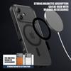 KEYSION Matte Case for MagSafe for iPhone 17 Silicone+PC Translucent Wireless Charging Shockproof Phone Back Cover for iPhone 17