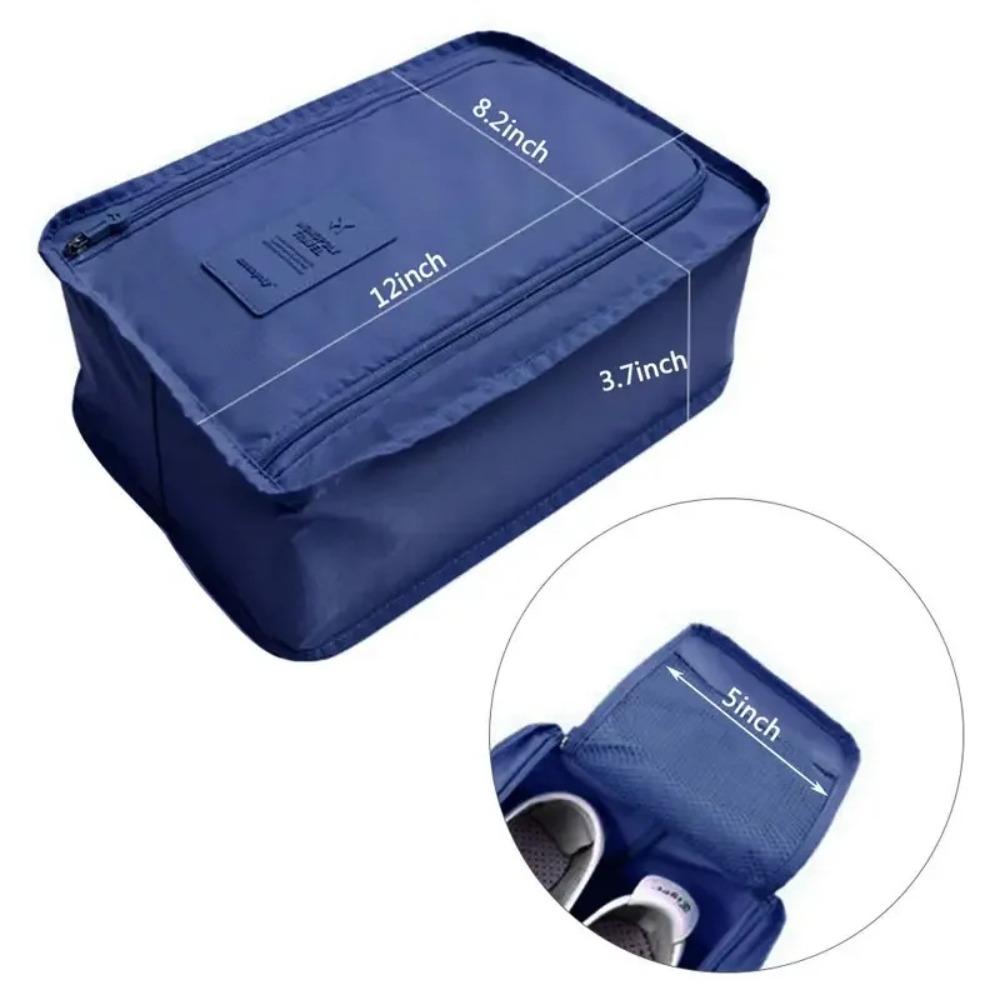 Portable Waterproof Sports Shoe Bag Foldable Nylon Shoe Box For Travel Organizational Storage Moistureproof Dustproof Shoe Bag